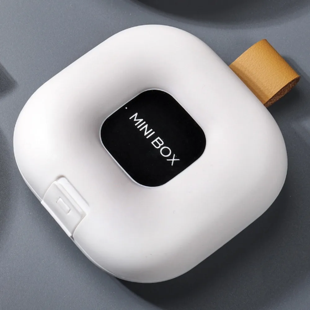 Minimalist Portable Storage Box - with Hanging Rope, Anti-Lost Design, Mini Compartment,Flip Sealed,Lightweight,for Small Items