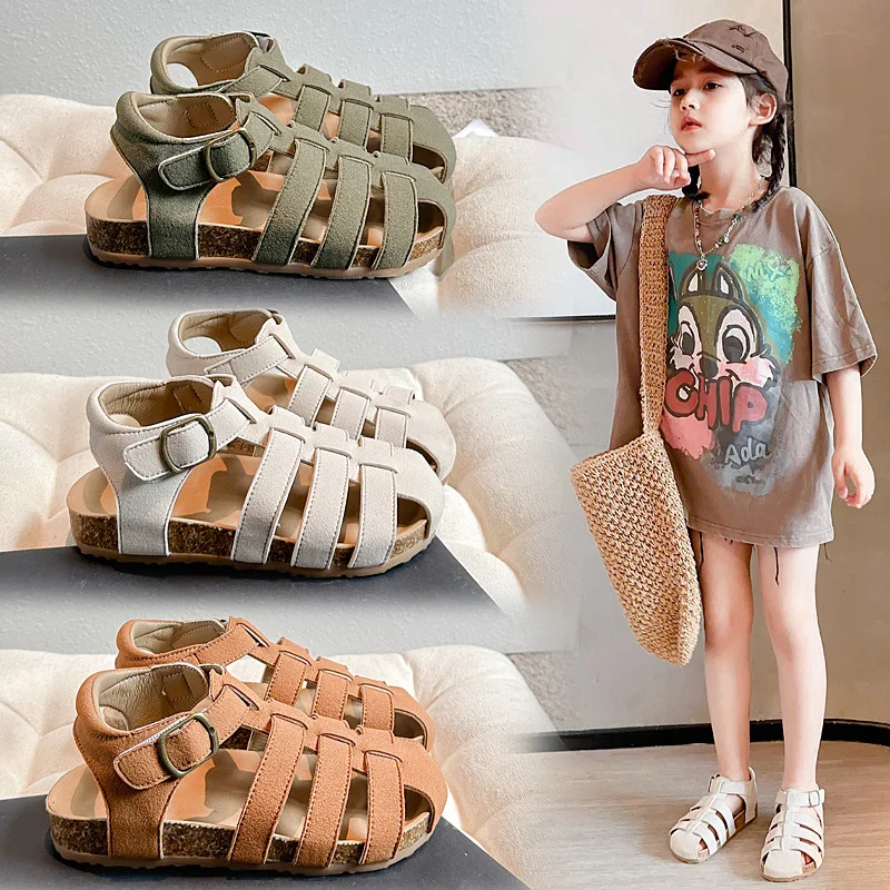 Baby Girls Sandals 2026 Summer New Girls Hollow Fashion Sandals Comfort Solid Color Soft Sole Toddler Walking Baby Shoes