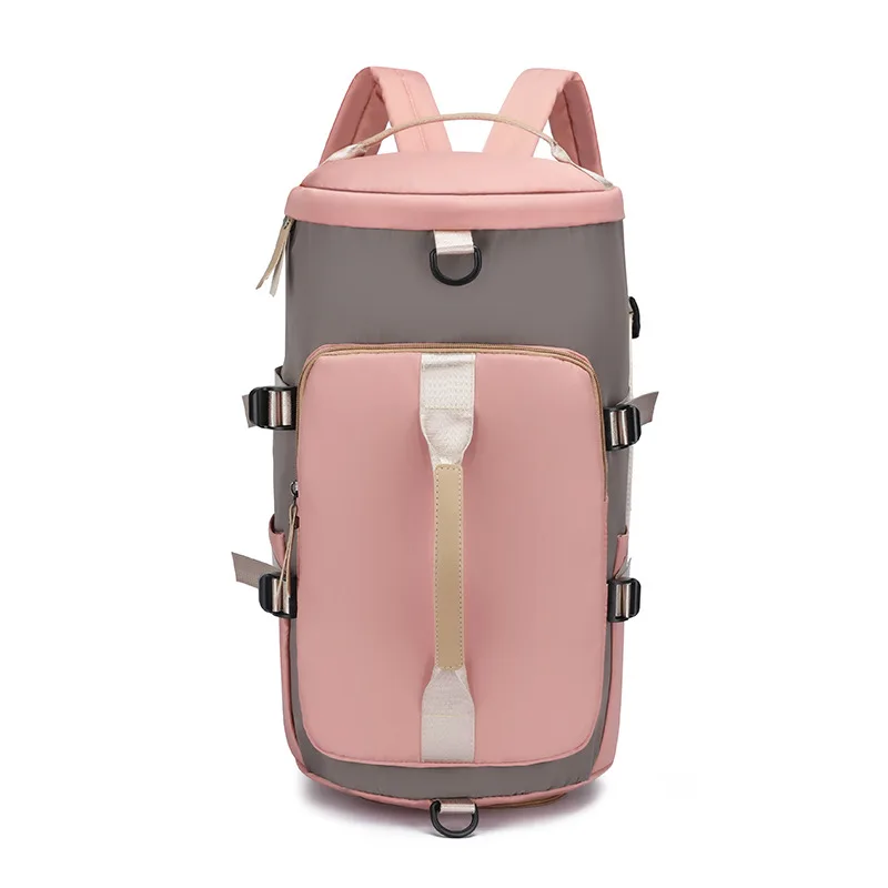 Mochila de viagem leve para mulheres, grande capacidade, bagagem multifuncional, mochila impermeável para laptop, bolsa feminina com bolso para