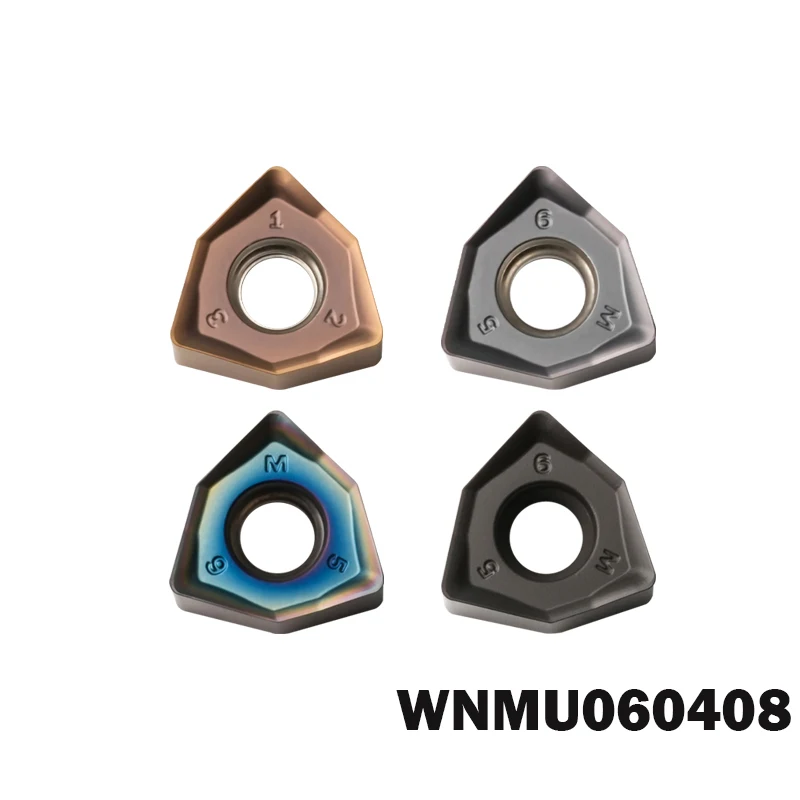 

10 шт. WNMU060408 XNMU040308 Эффективные фрезы для быстрой обработки с твердосплавными вставками MFWN90 MFWN для высококачественной нержавеющей стали
