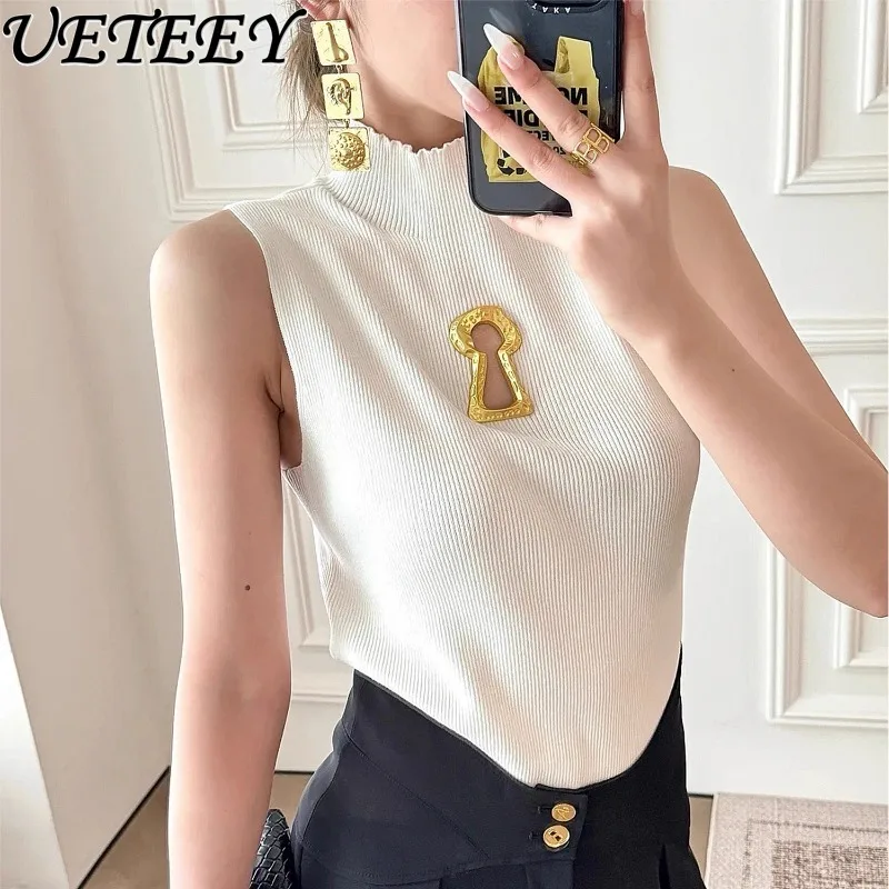 

Осень-зима, новый популярный стиль для девочек, вязаный свитер с воротником-стойкой, женский утягивающий пуловер, универсальные топы