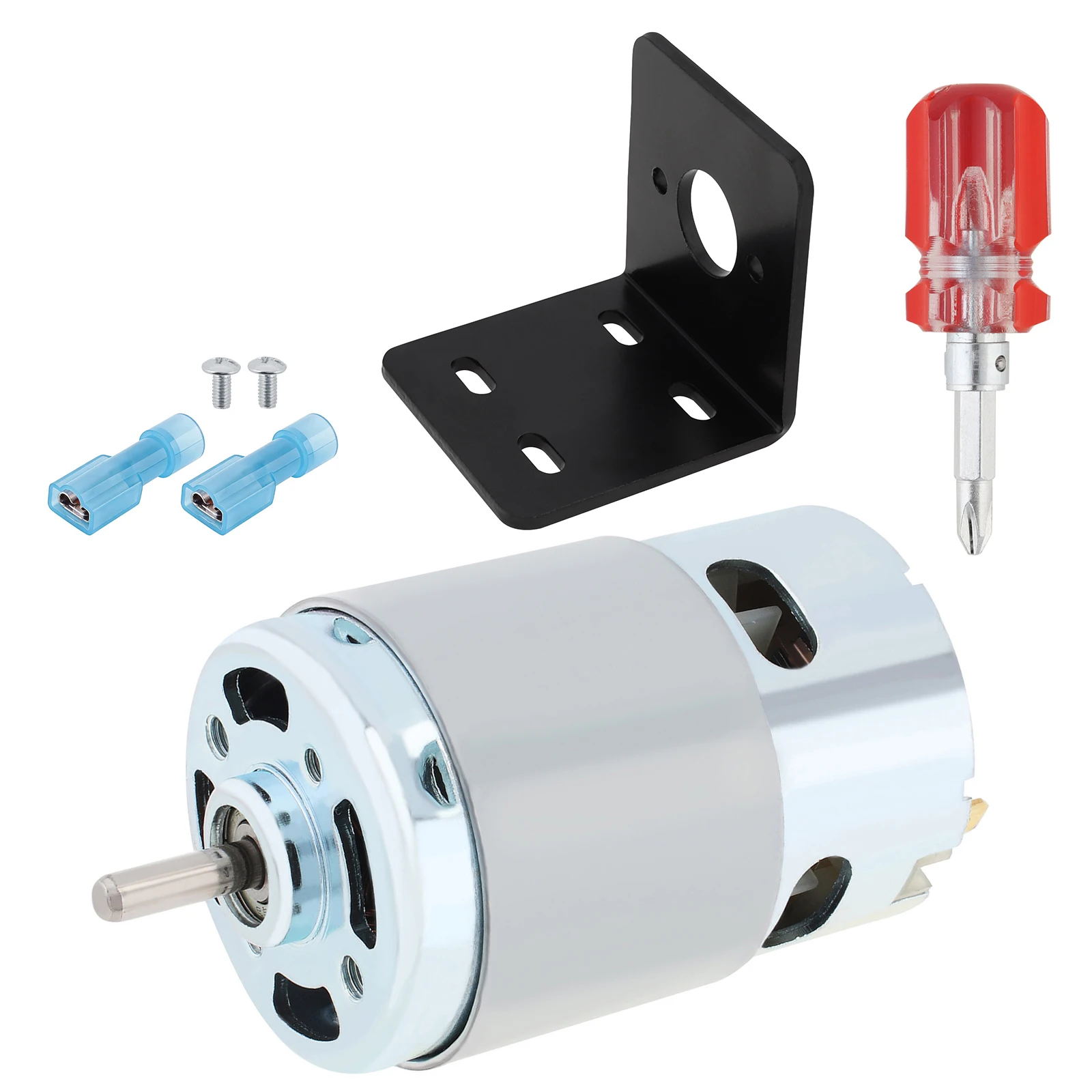 24V 895 DC Motor 3000RPM-20000RPM High Speed High Torque Micro Motor Cooling Fan for DIY Power Tools Upgrade 24V RS895 DC Motor