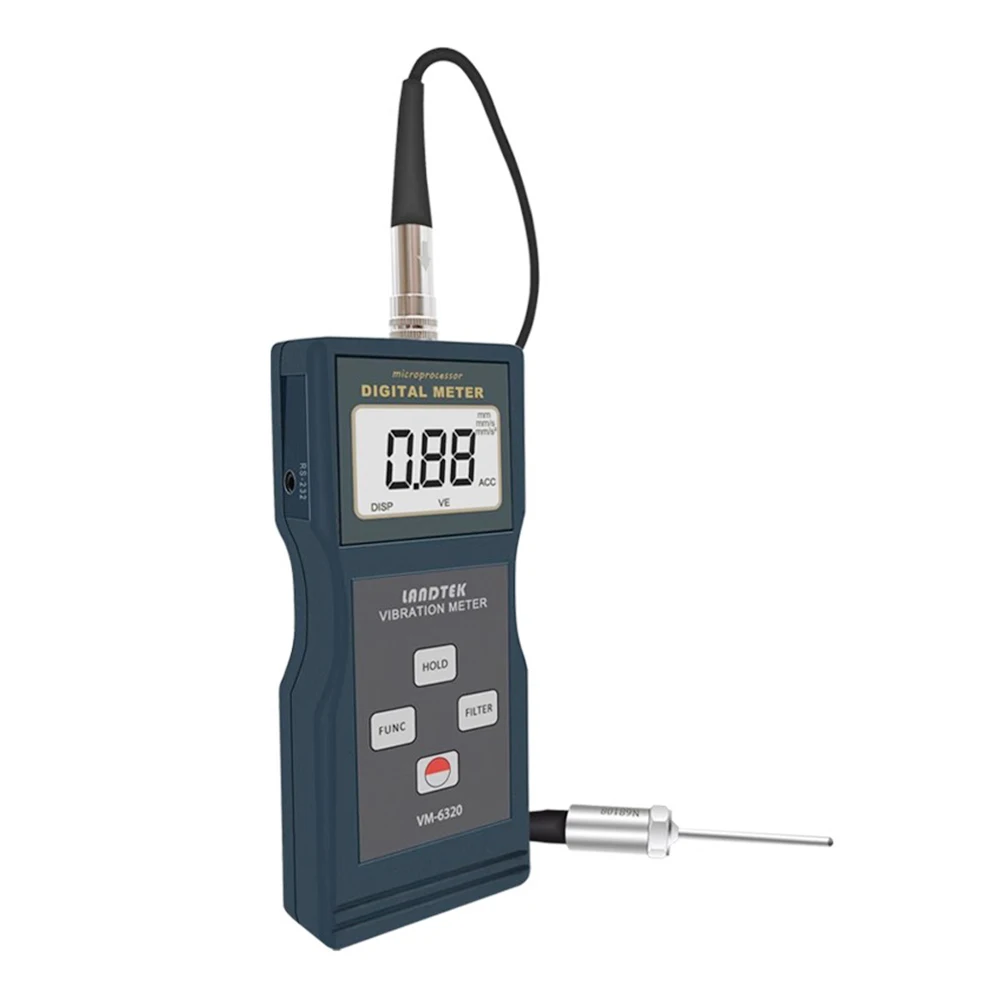 Digital Vibration Meter VM-6320 Mechanical Acceleration And Deceleration Unbalance And Deviation Vibration Measuring Instrument