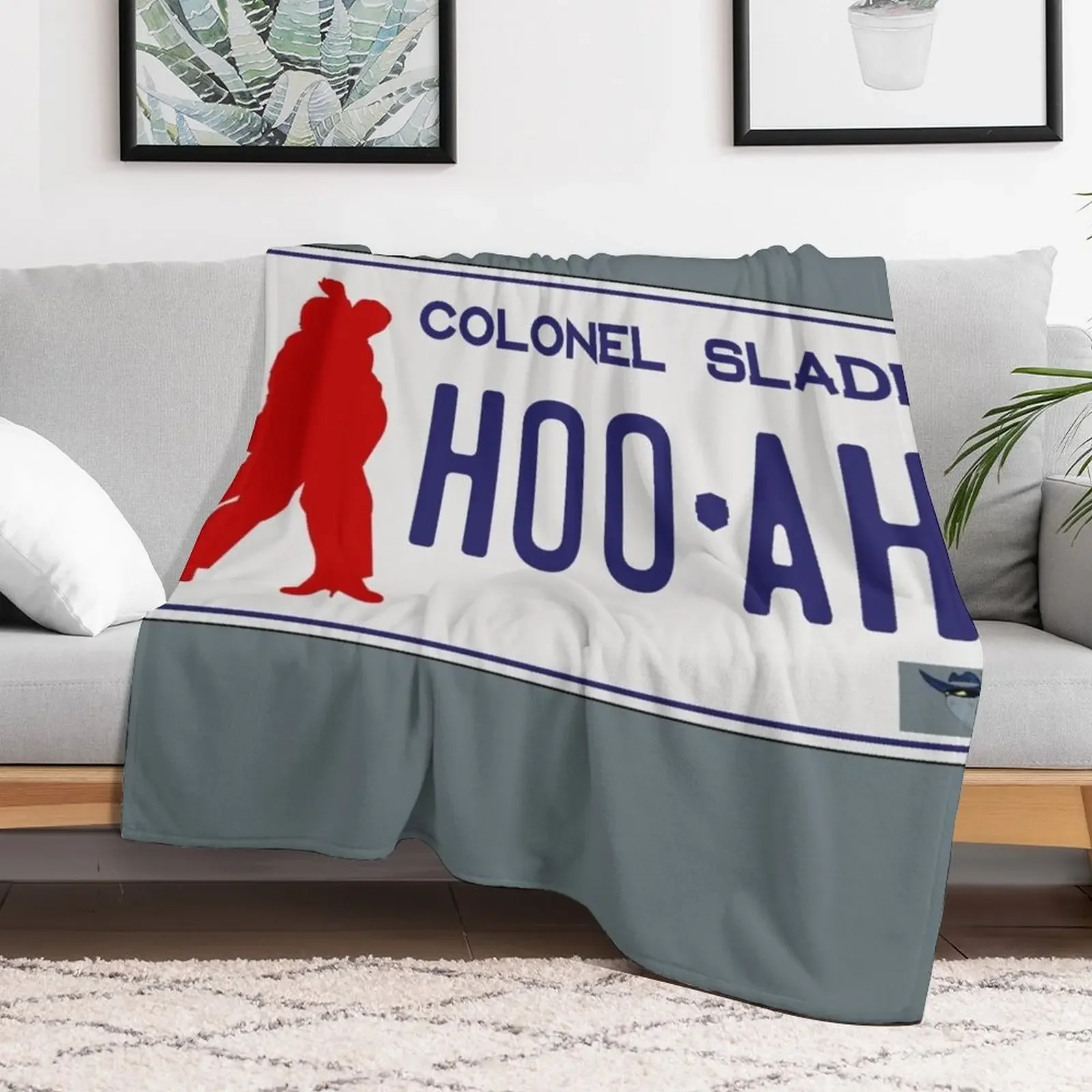 Colonel Slade Throw Blanket Tourist Bed Blankets