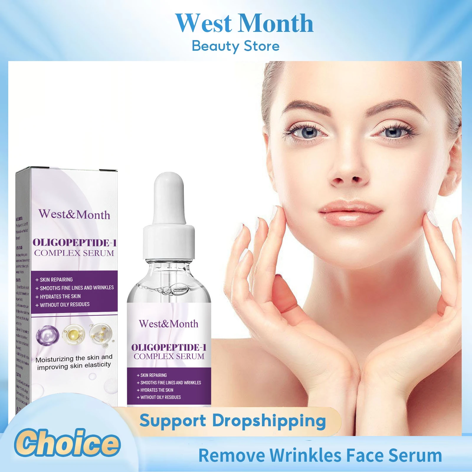 

Remove Wrinkles Face Serum Anti Aging Firming Lifting Moisturizing Fade Fine Lines Whitening Smoothing Brightening Face Essence
