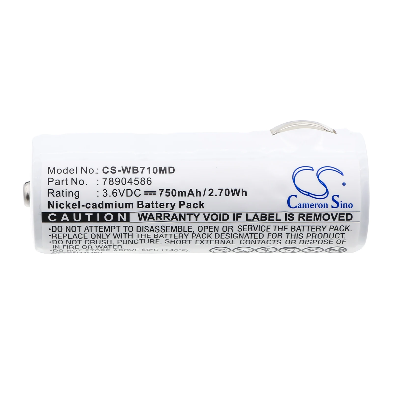 Batteria medica Ni-CD per Cardinal Medical, 3,6 V, 750 mAh, modelli compatibili: CJB-191