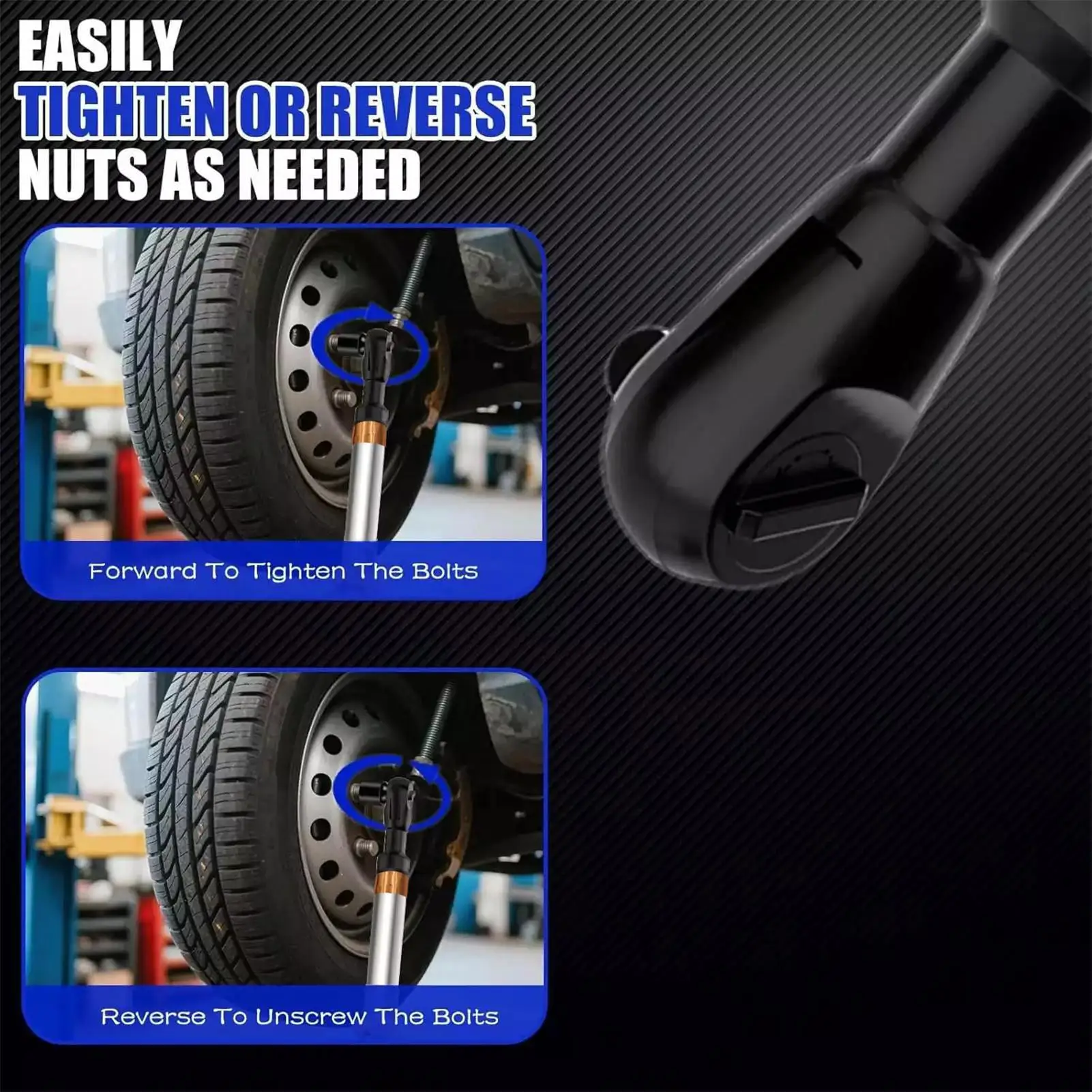 

Wrench Extension Ratchet Driver Extender 1/2 Inch Offset Tight Extension Wrench For Electrical Panel Industrial Machinery Home