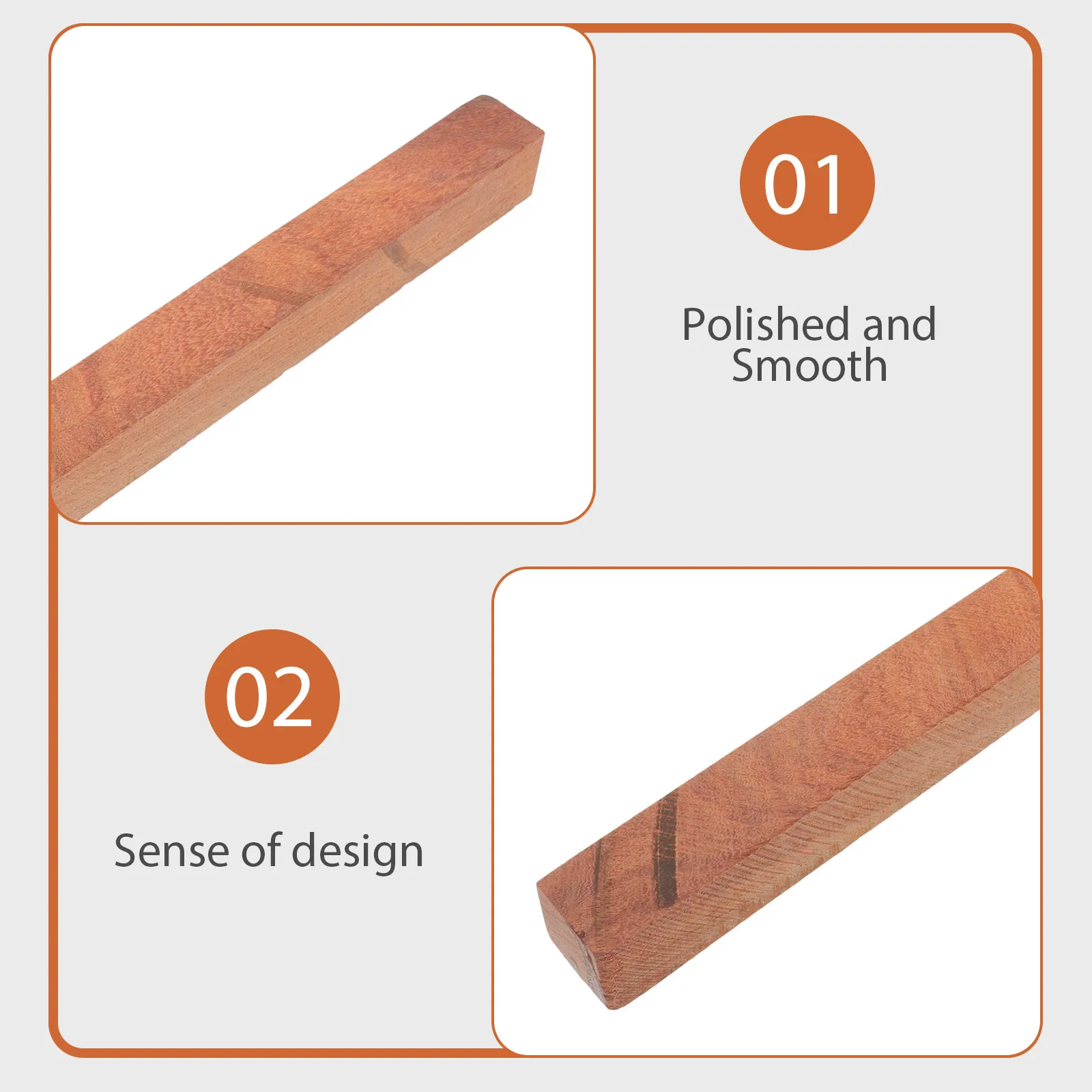 

DIY Wood Bracelet Making Stick Craft Wood Strips Unfinished Wooden Beads Accessories Elegant Gift Option Craft Sticks Bulk