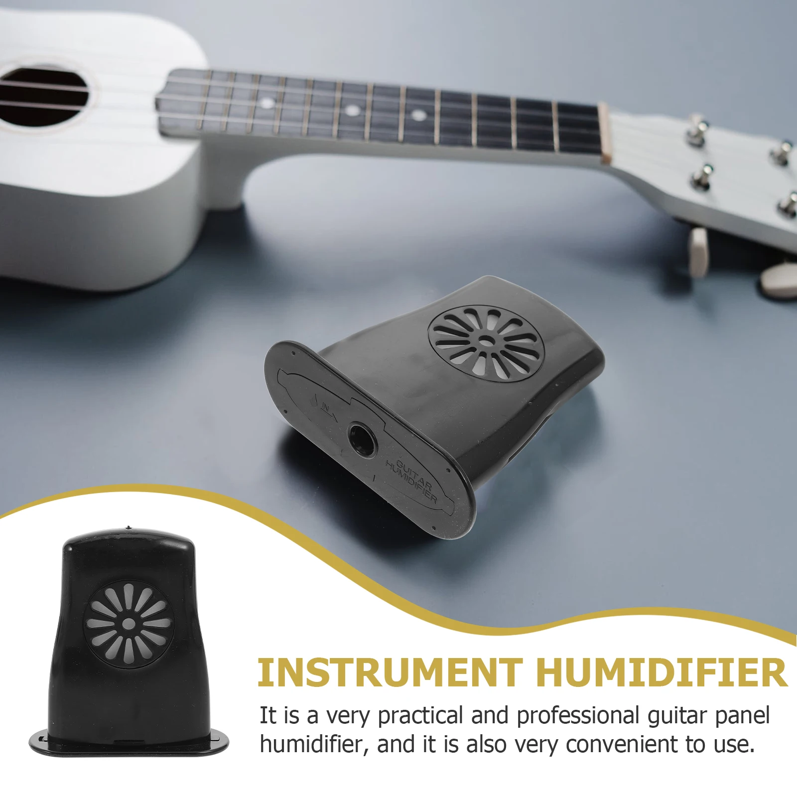 

2pcs Durable Universal Guitar Sound Hole Humidifier Plastic Portable Acoustic Guitar Moisture Tool Panel Maintenance Instrument