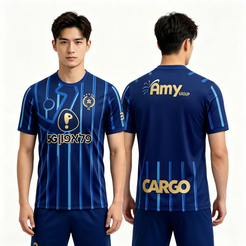 Modern Trend Football Fans Maccabi Tel Aviv 26-27 Jersey  AthleisureT-Shirt Summer Breathable Soft Comfy Stylish Family Matching