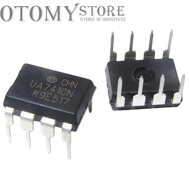 20PCS 100% NEW UA741 UA741CN UA741CP Operational Amplifier IC DIP-8 Chipset