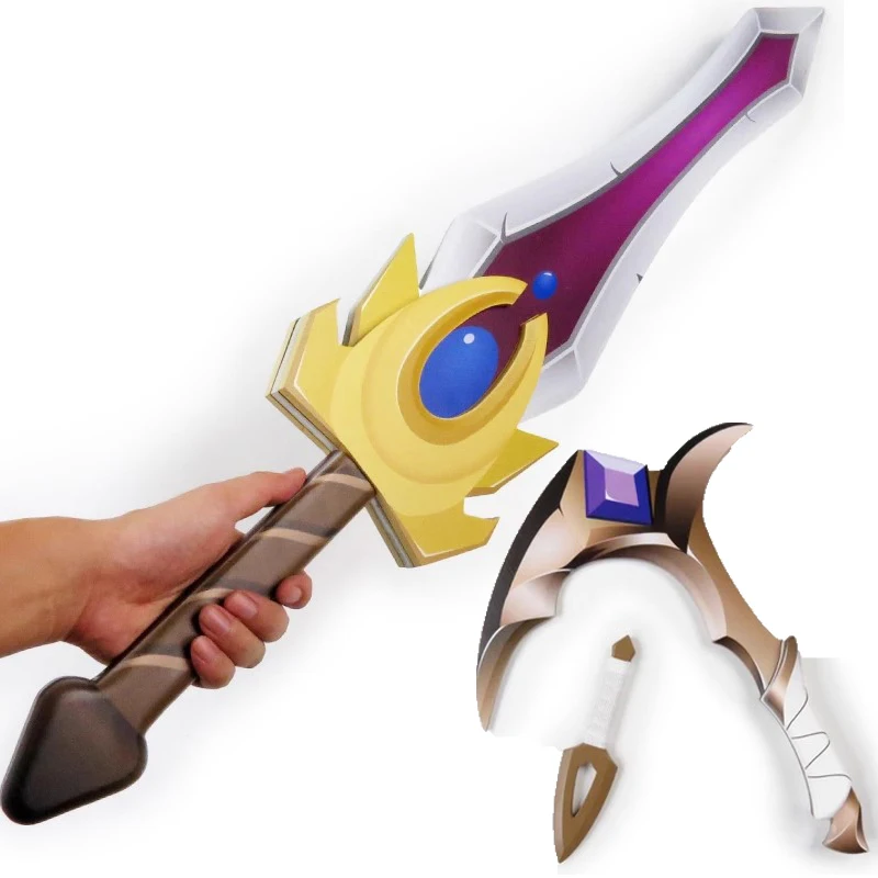 

Garen Sword LOL Akali The Rogue Assassin Master Yi The Wuju Bladesman Cosplay Props Weapons Halloween Christmas 100CM Prop