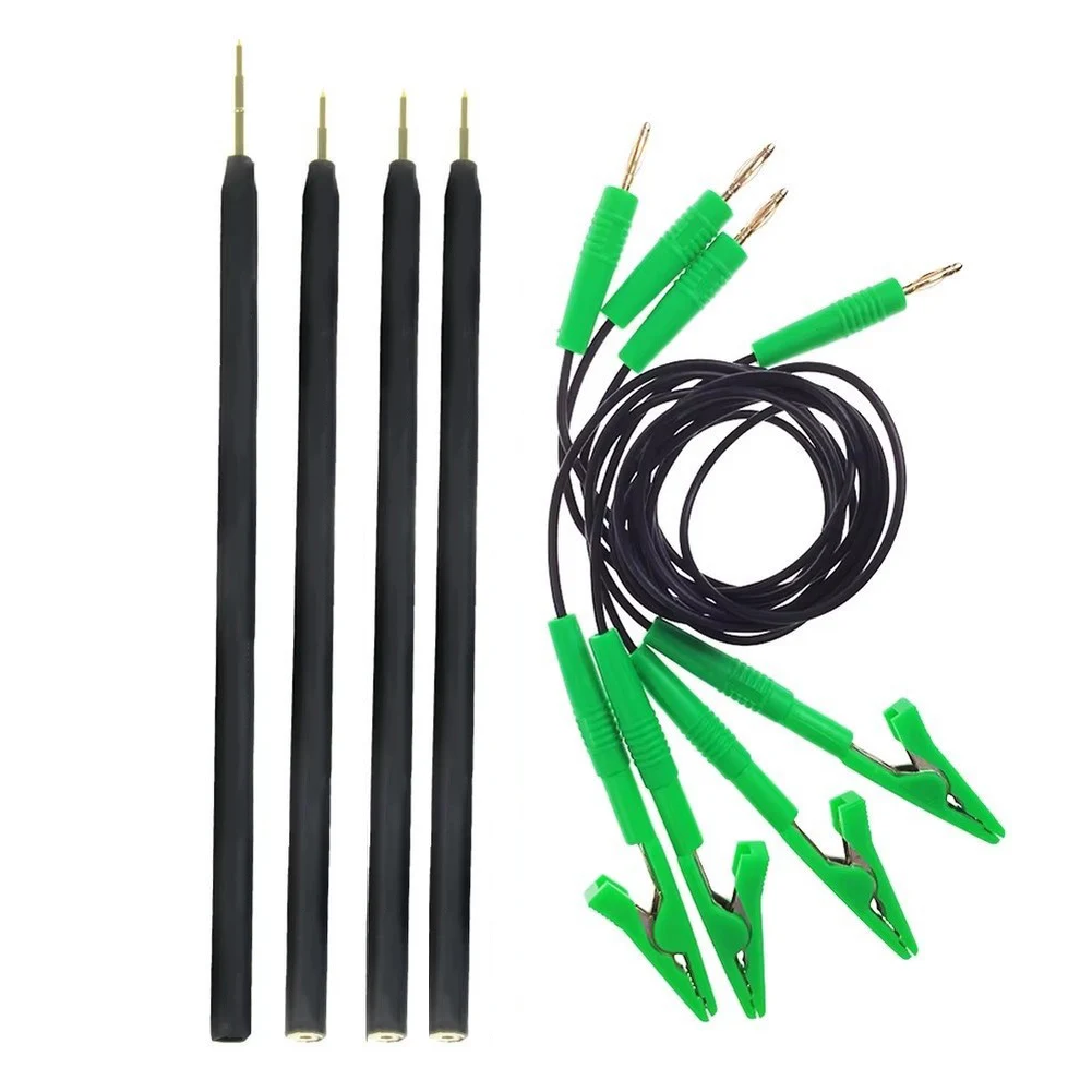 BDM Probe Kit for Automotive Technicians Featuring 4 Frame Probes and Clip Cables to Support For ECU Flashing and Data Reading