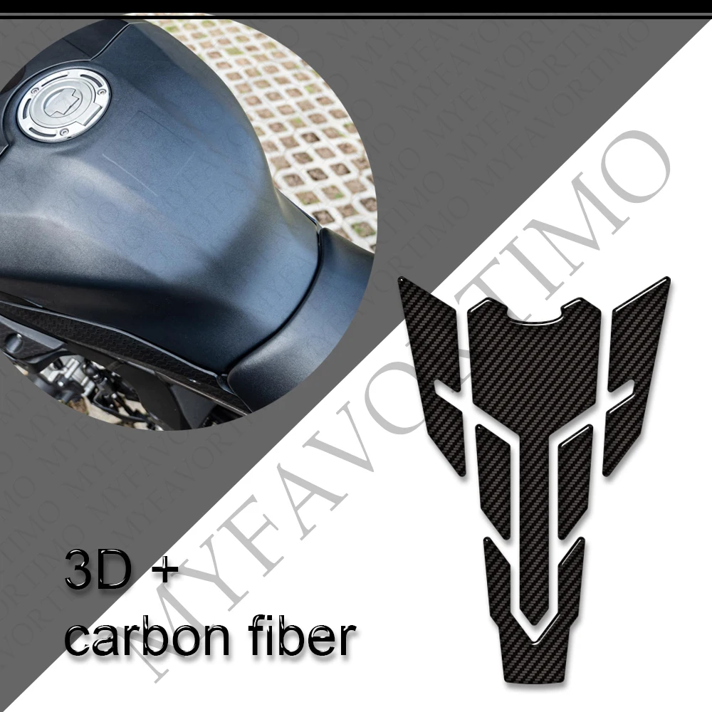 For Yamaha YZF-R1 YZF-R1M YZFR1 YZFR1M YZF R1 R1M Tank Pad Cap Gas Fuel Knee 3D Carbon Fiber Stickers Decals Protector