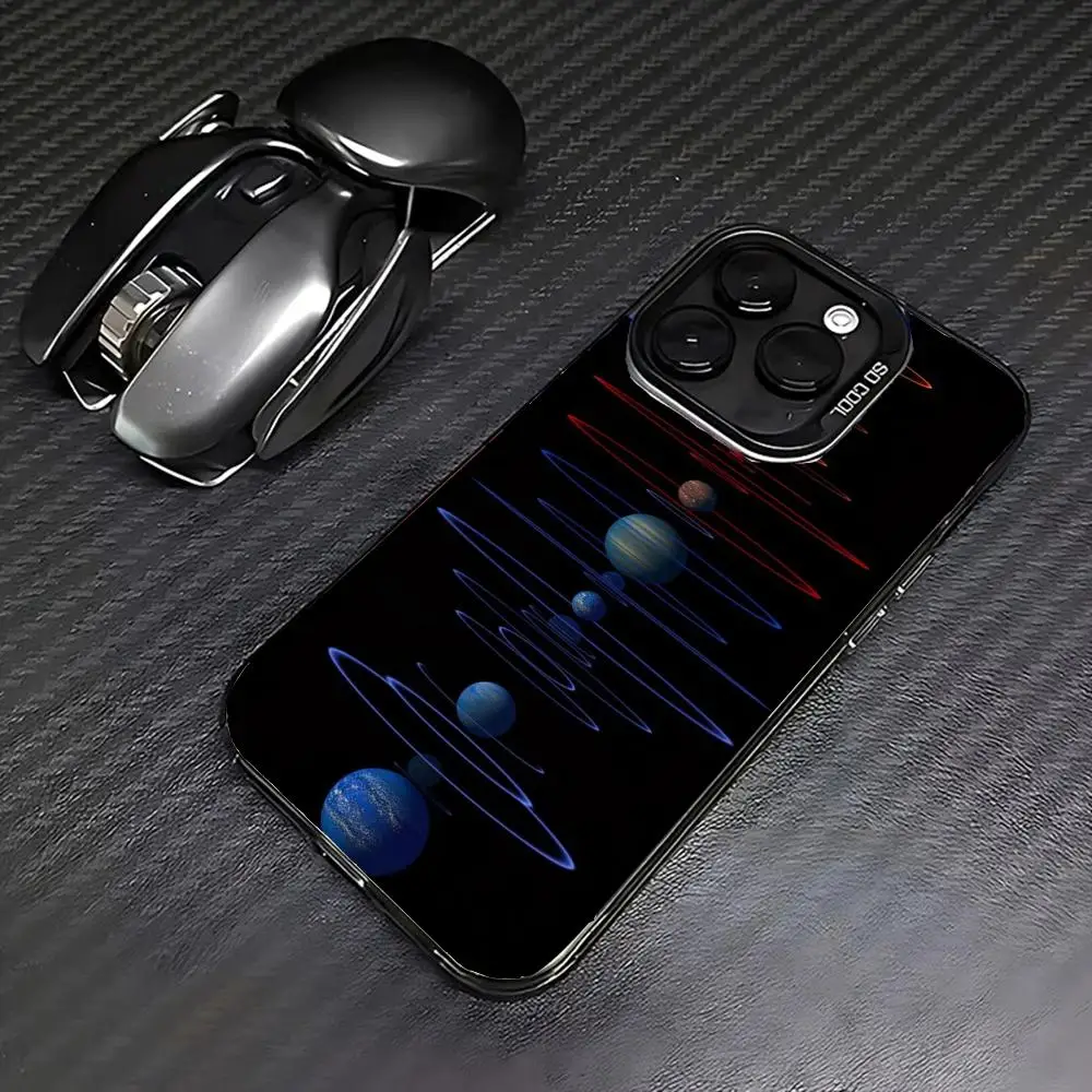 

Planet design case for iPhone17 16 15 14 13 12 11 Pro/ Max/Plus shock-proof rear cover anti-fingerprint