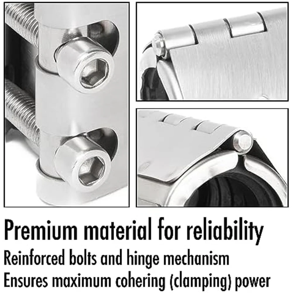 Pipe Repair Clamp for 1 Inch Pipes, Leak Sealer,Emergency Pipe Repair Kit for Plastic and Metal Pipes 25mm-27mm