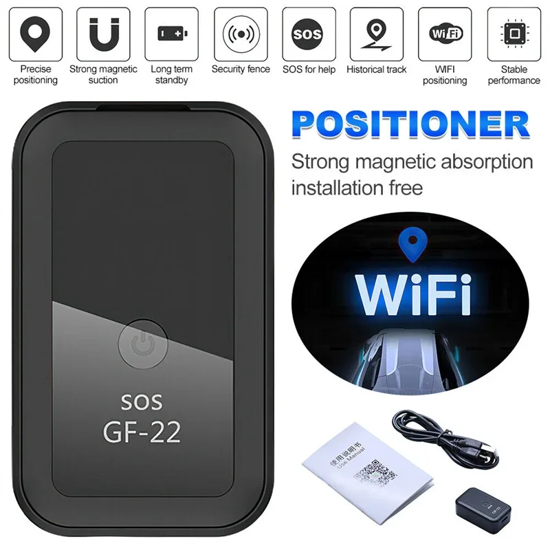 Mini GF22 GF09 GPS-Tracker im Auto Echtzeit-Tracking Anti-Diebstahl Anti-Lost Car Locator starke Magnet halterung Message Position ierer