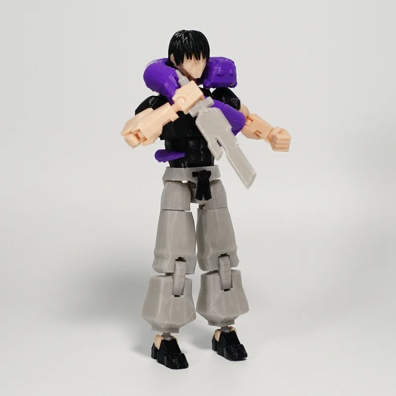 

3D Printed Jujutsu Kaisen Fushiguro Toji Shf Toys Action Figures Anime Multi-Jointed Shapeshift Mannequin Model Without Base