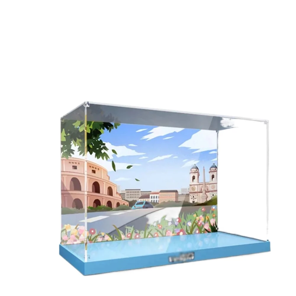 

3mm Assembly Display Case Acrylic Dust Cover For Lego 10298 Building Blocks 39 X18 X 27cm Building Blocks Not Included