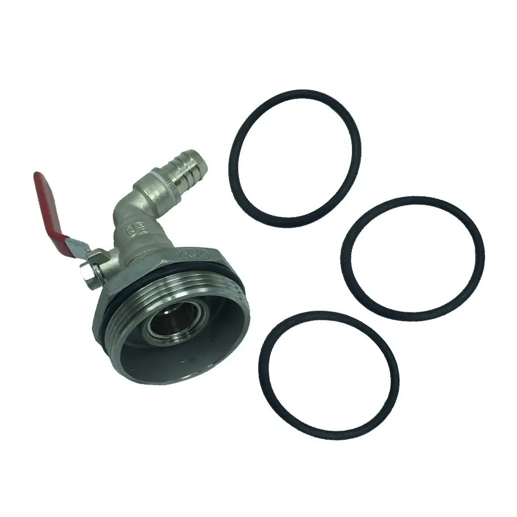 

45 ° Адаптер клапана тоннического ствола, патрубок, масляный ПВХ-клапан для ствола 200/210 л DN50