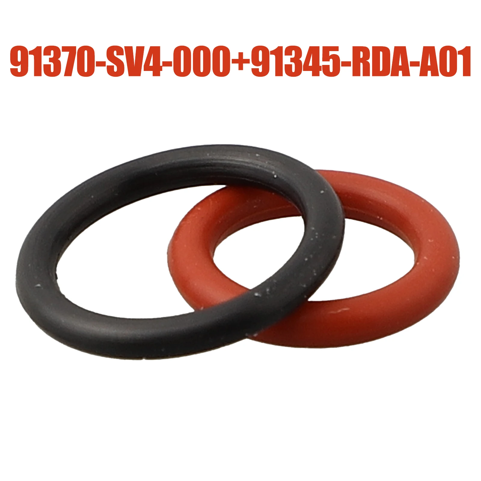 2pcs Power Steering Pump O-ring 91345-RDA-A01 +91370-SV4-000 Rubber Parts Good Sealing Effect For Acura TL 98-08