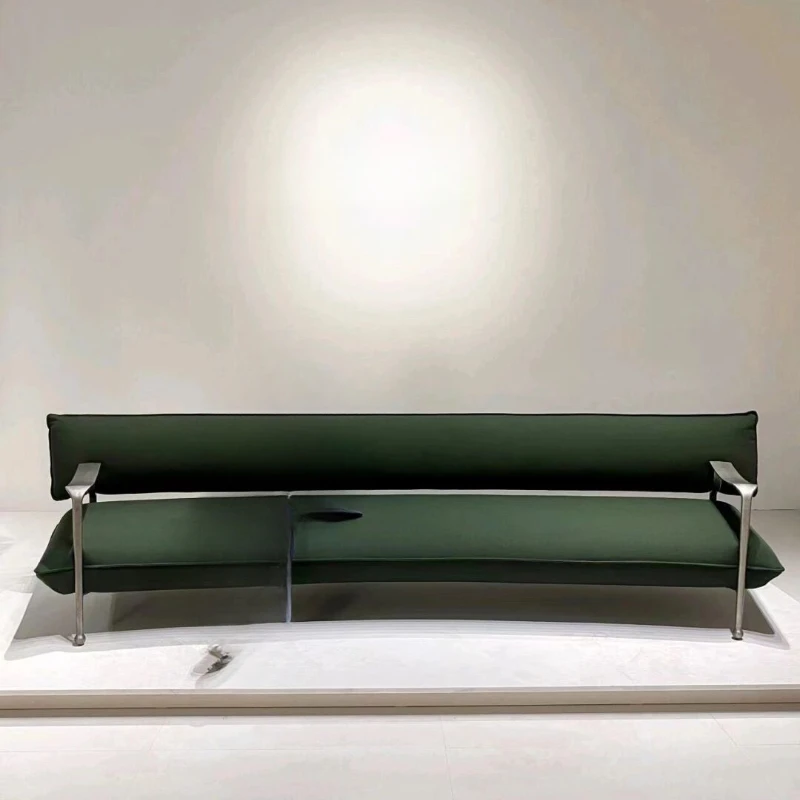 

Italian minimalist light luxury living room movable modern designer new three-person fabric sofa