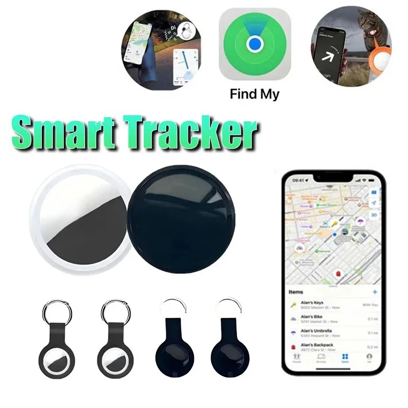 Xiaomi-Mini sistema de seguimiento GPS, encontrar mi aplicación, etiqueta de aire, localizador inteligente Bluetooth, bolsa buscador de niños, Collar antipérdida para mascotas con rastreador