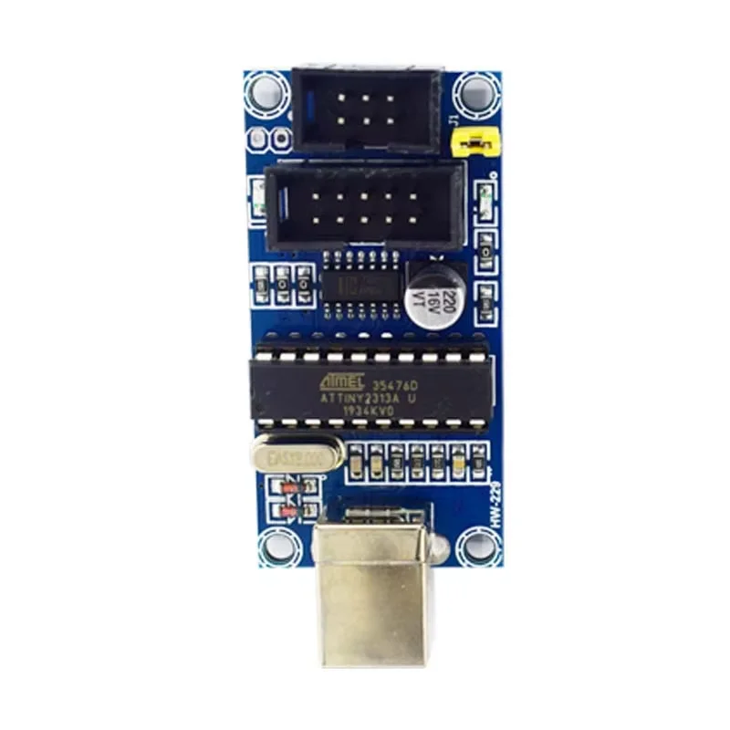 Programator USBtiny USBtinyISP AVR ISP Bootloader dla Arduino IDE Meag2560 UNO R3 z kablem programującym 10-pinowym