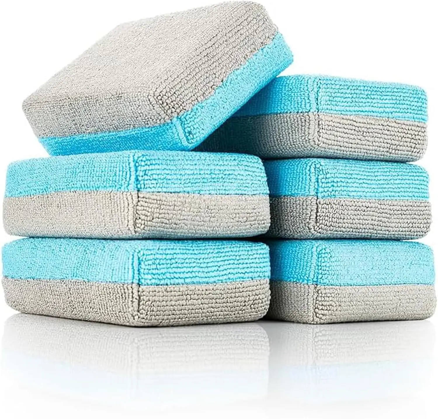 

Ultra No Soak Coating Applicator Sponge 6 Pack 3x5 Inch for Tire Shine and Car Detailing