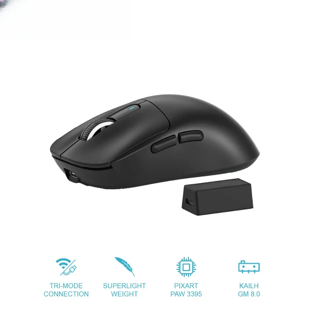 X3 Pro Wired Wireless and 2.4G 8K USB PC Competitive Gamer 26K DPI Mouse Laptop PAW3395 Sensor Gaming Mouse