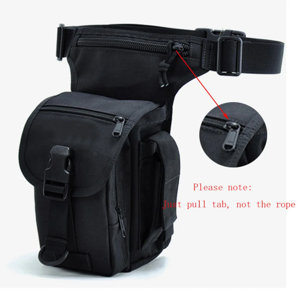 High Quality Nylon Men Belt Bum Fanny Waist Pack Trend Ride Motorcycle Molle Male Travel Climb Assault Camera Leg Hip Drop Bag