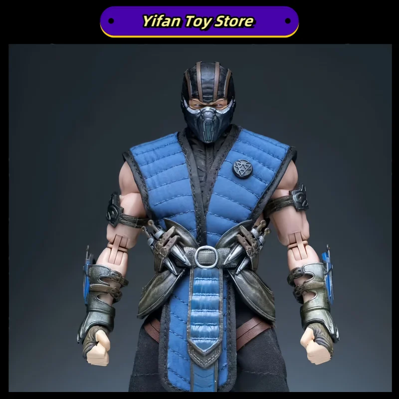 In Stock Hot Mortal Kombat Game Figure Zero Degree Extreme Cold 1/12 Movable Doll Desktop Ornaments Collectible Boy Toy Gift