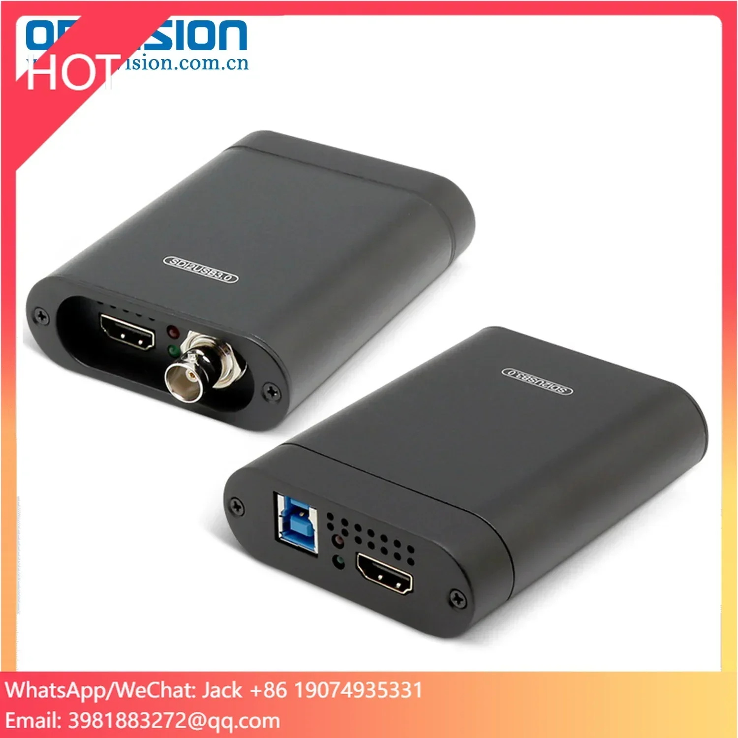 HD 1080P SDI Capture Card USB3.0 to  Audio Video Capture Card for Live Streaming Recording