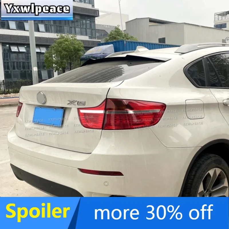 

For BMW X6 E71 Roof Spoiler 2008 2009 2010 2011 2012 2013 2014 ABS Material Rear Window Roof Spoiler Body Kit Accessories