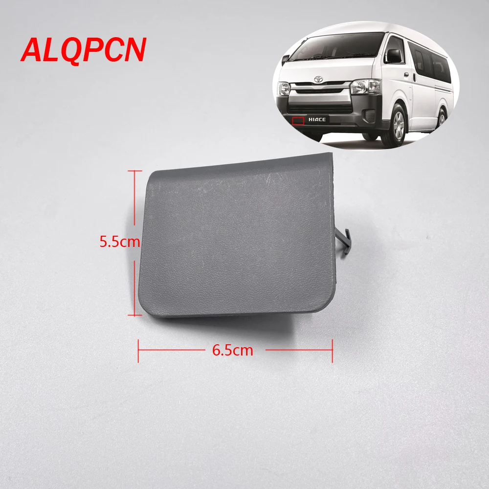 1 Pair Left & Right Front Bumper Tow Hook Cover for 2015-2020 Toyota Hiace Narrow Body Type