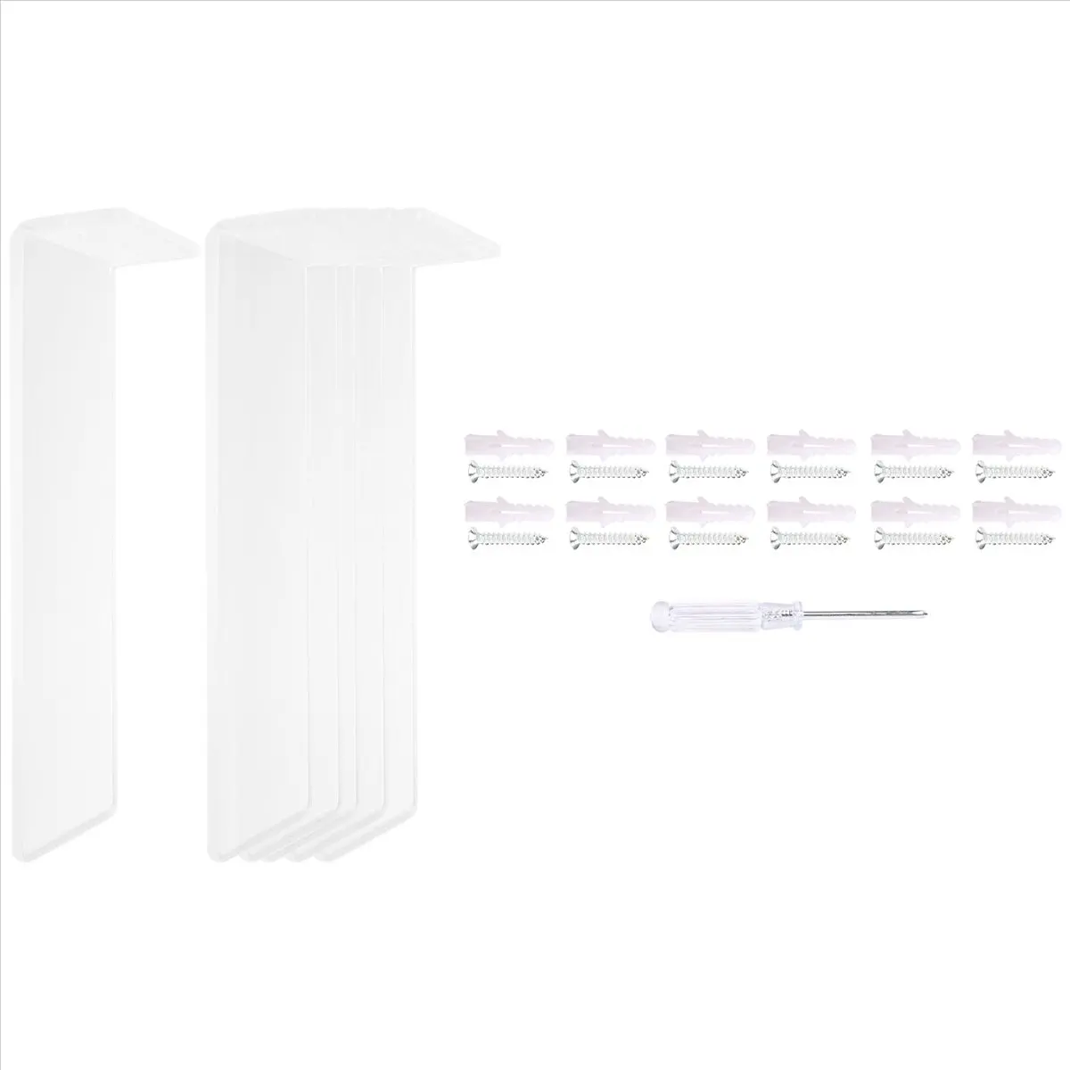 【STOCK】6 Pack Floating Shoe Display,Shelves Wall Mount Levitating Shoe Display Stand for Sneaker Collection or Shoes Box