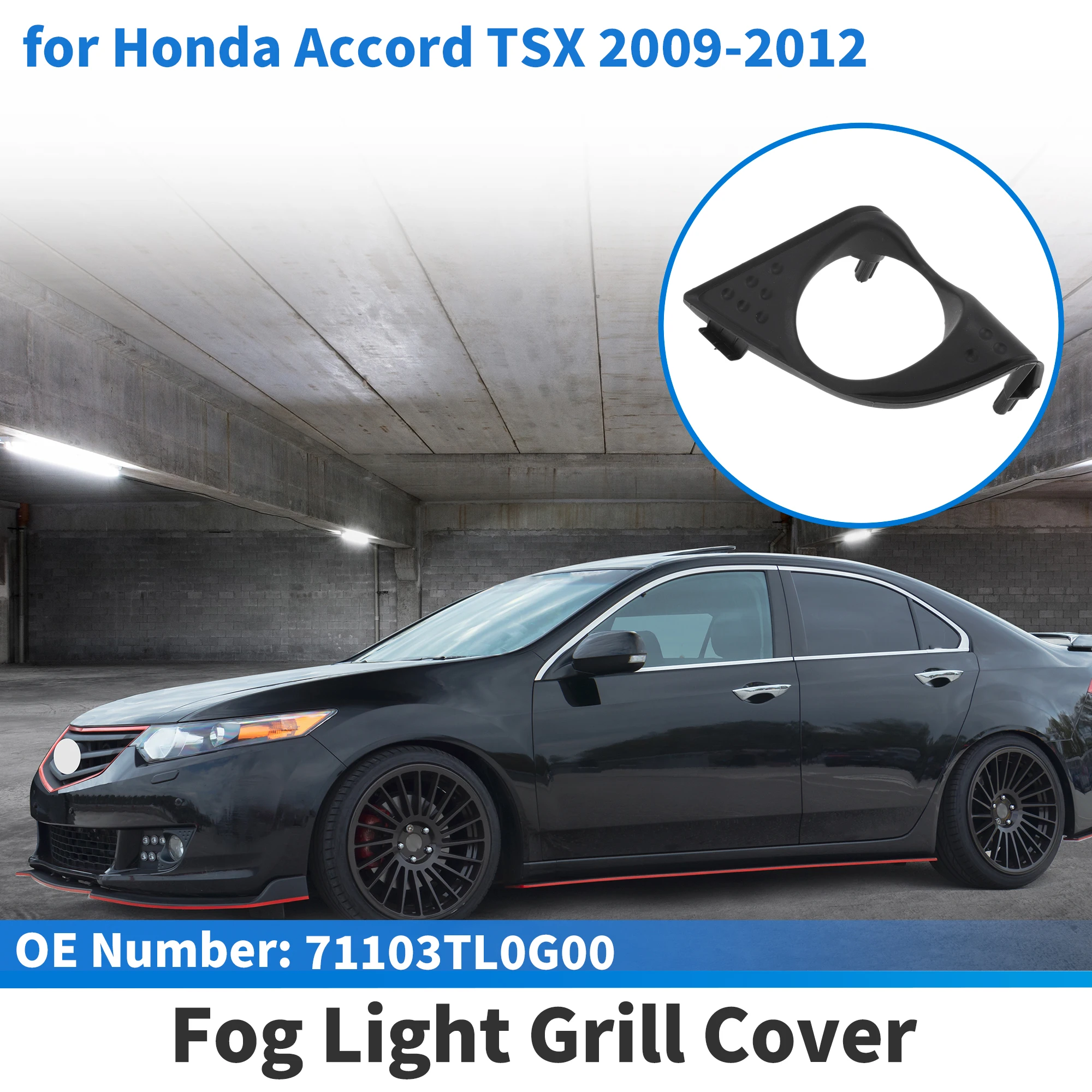 

UXCELL передняя правая противотуманная фара, гриль No 71103TL0G00 для Honda Accord для Acura TSX 09-12