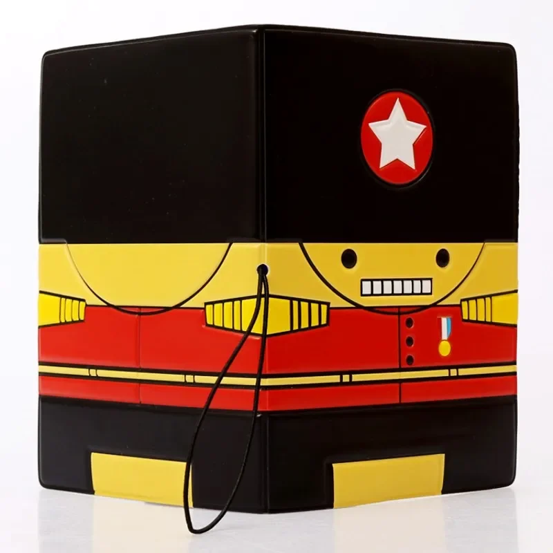 Hot  PU&PVC  Passport Holder Cover  ID Credit Card Cover Bags Folder  for Travel -Soldiers wear a hat pattern