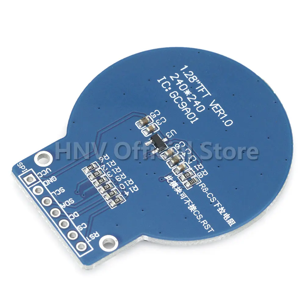 Tft-scherm 1.28 Inch Tft Lcd-scherm Module Ronde Rgb 240*240 GC9A01 Driver 4 Draad Spi-interface 240X240 Pcb Voor Arduino