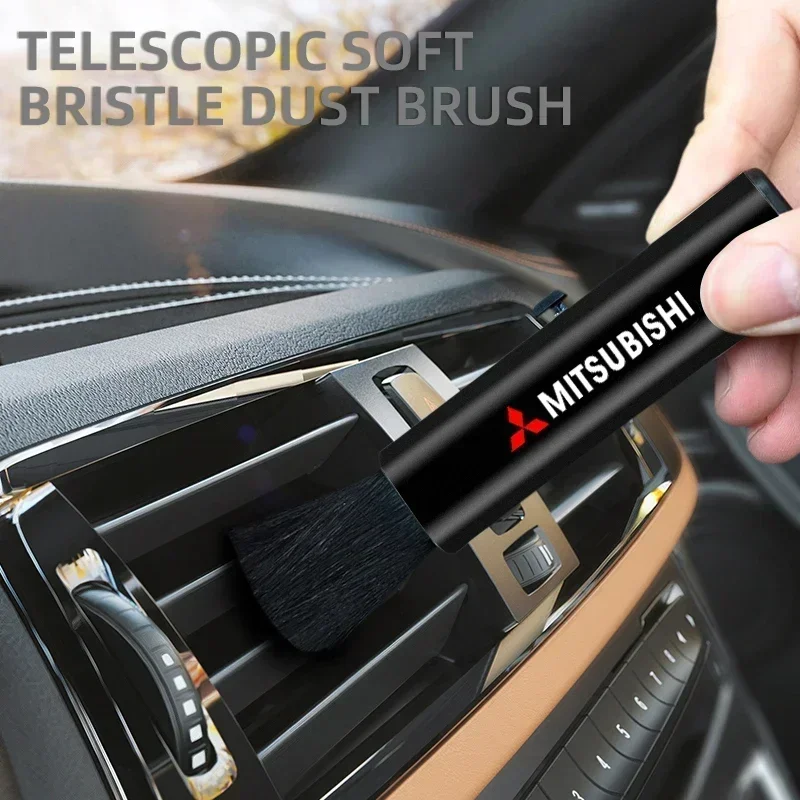 

For Mitsubishi Ralliart Outlander Lancer 9 Pajero ASX Colt Mirage Eclipse Car Tools Conditioning Air Outlet Retractable Brush