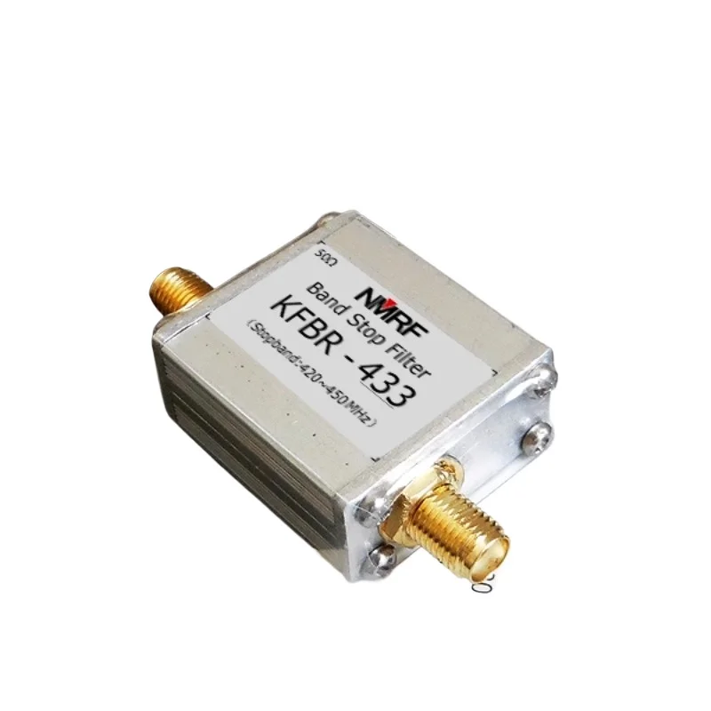 420MHz-450MHz 10W 433MHz Module RF BSF Filter module 433MHz Band stop filter module Filtered out 433MHz ISM signal CNC Al shell