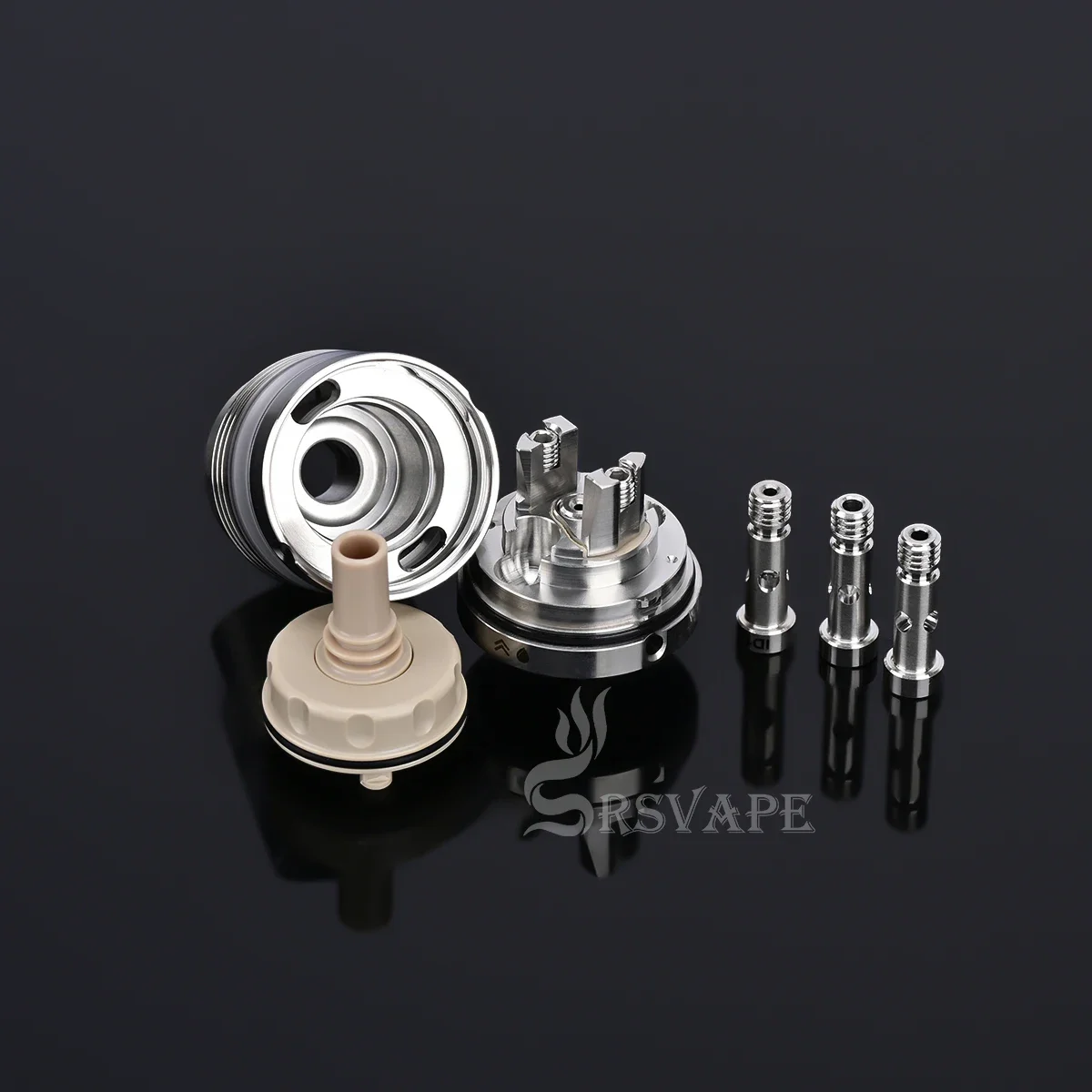 WOLFCOOLVAPE Old School RTA - MTL/DL، 4 دبابيس هوائية، رذاذ قابل لإعادة البناء