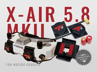 In Stock TRUERC X-AIR 5.8 MK II PAIR FOR HDZERO GOGGLES LHCP RHCP long range Racing Connector Adapter For FPV Quadcopter