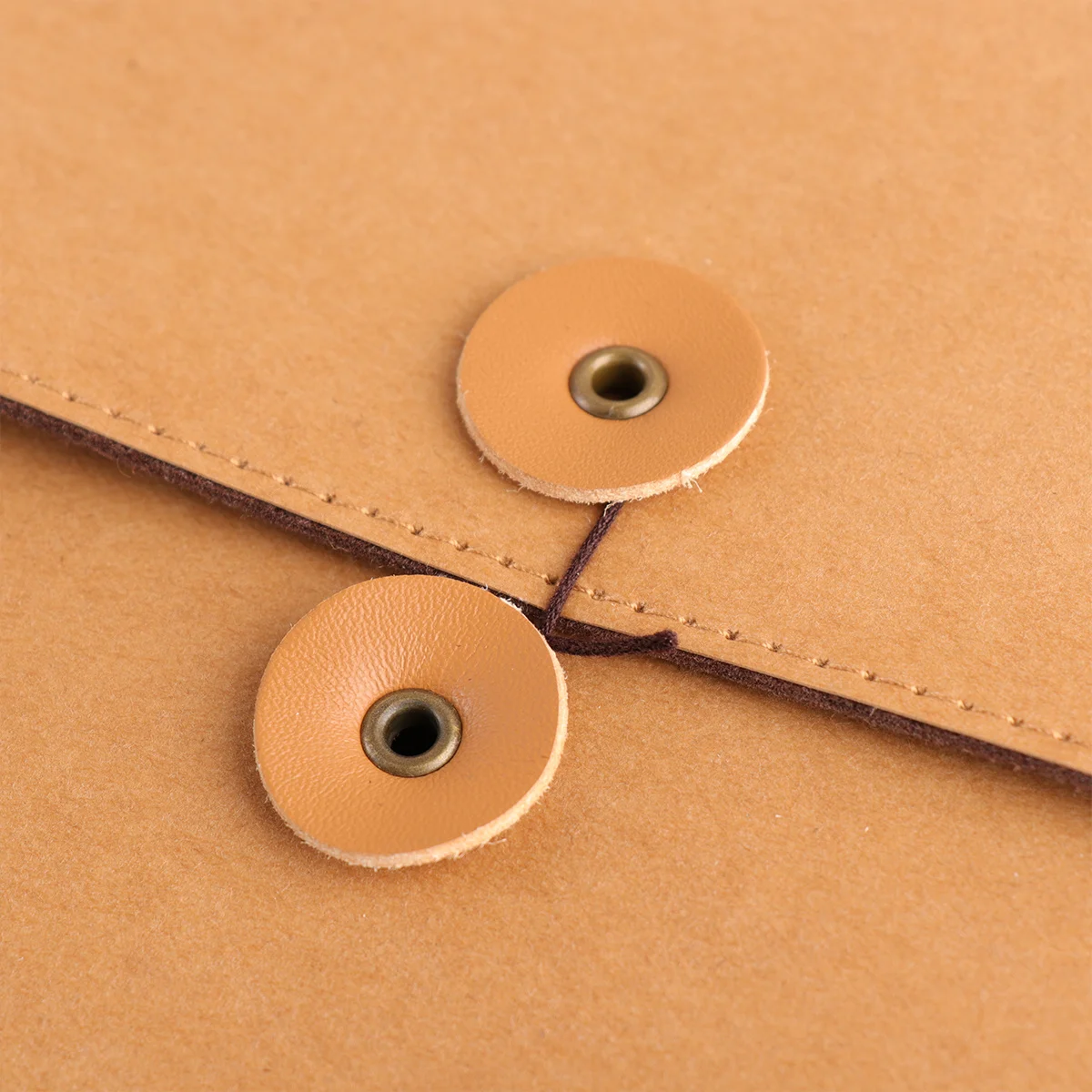 

Kraft Paper File Pocket Waterproof Filing Paper Bag Water Scrubbing Documents Pouch Retro File Bags Yellow