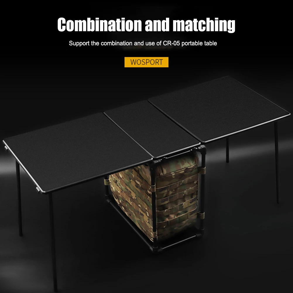 The Extended Desktop Middle Board for Camping Hunting Portable Tactical Office Table Lightweight Computer Extended Desktop Field