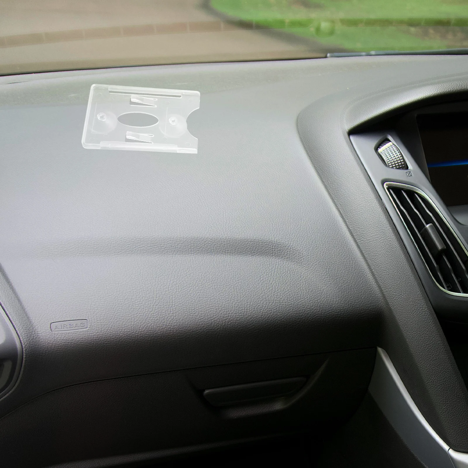 

4pcs Suction Cup Card Holder Set Windshield Parking Permit Clear Badge Protector Car Accessory Sturdy Construction Longdistance