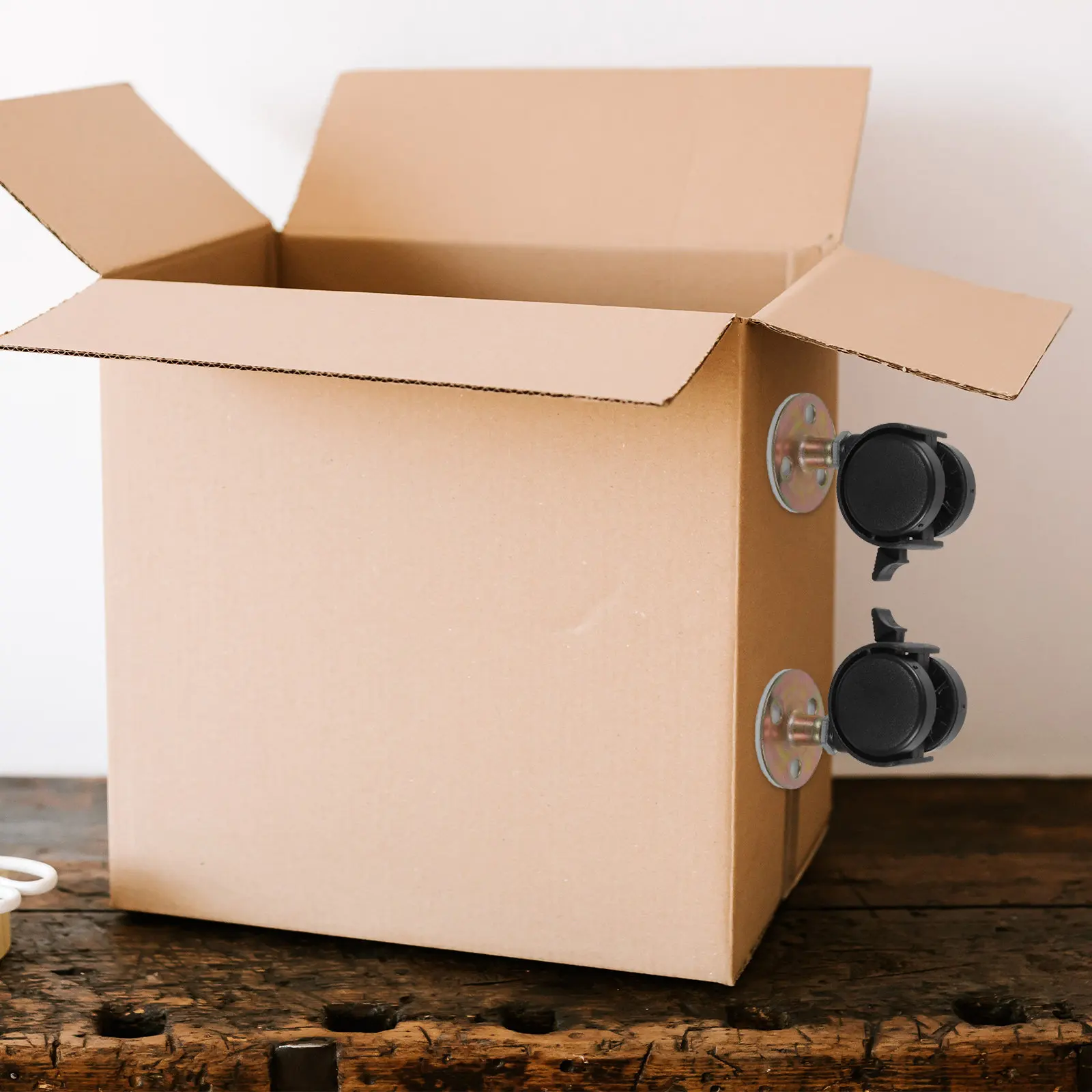 

4 шт. самоклеящихся универсальных колесиков 37 мм для плавного перемещения, мини-колеса для DIY-проектов и домашнего использования