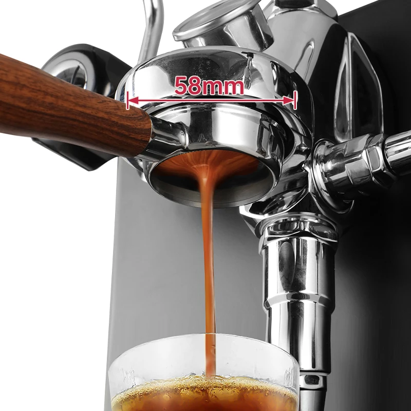 

Professional 20bar Espresso Coffee Machine 1600W Stainless Steel 58mm E61 With Automatic Pre-soaking Function 1600W Cafetera