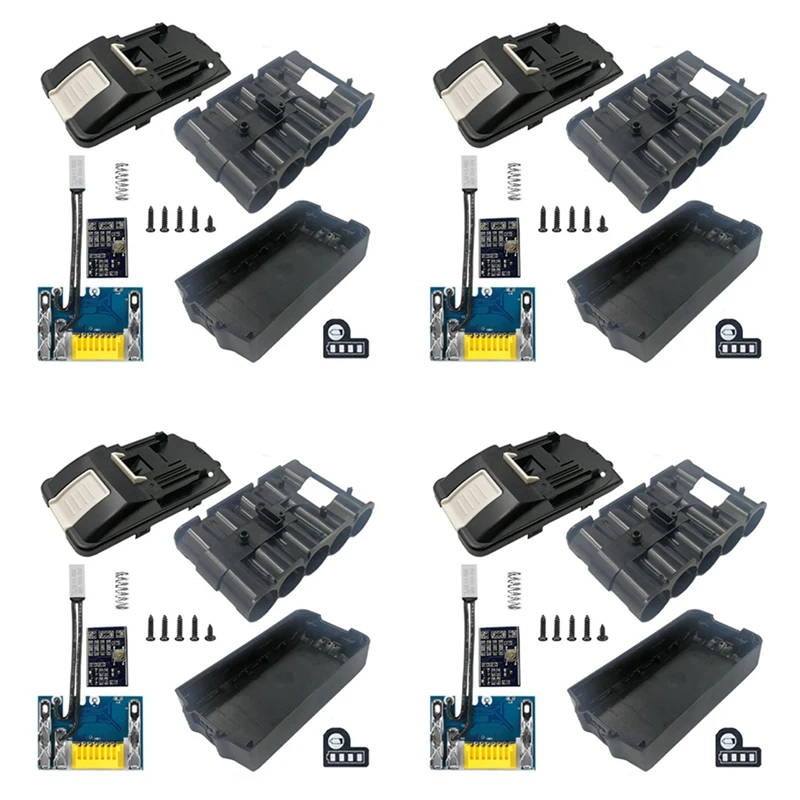 

4X BL1830 5 X 21700 Li-Ion Battery Case PCB Charging Protection Circuit Board Shell Box For MAKITA 18V 3.0Ah 9.0Ah