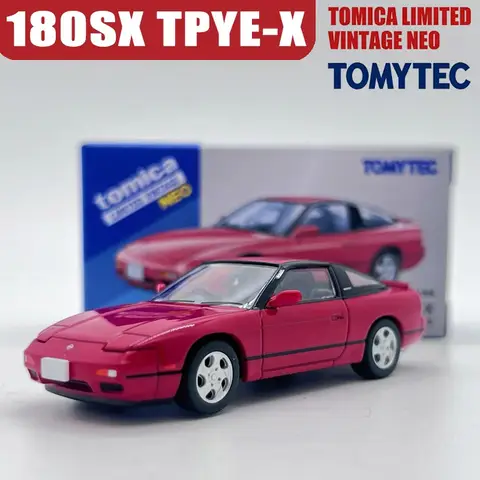 TAKARA TOMY TOMYTEC TLV-N235e NISSAN 180SX TPYE-X Alloy Motor Vehicle Toy Die-casting Metal Model Collection Boy's Gifts